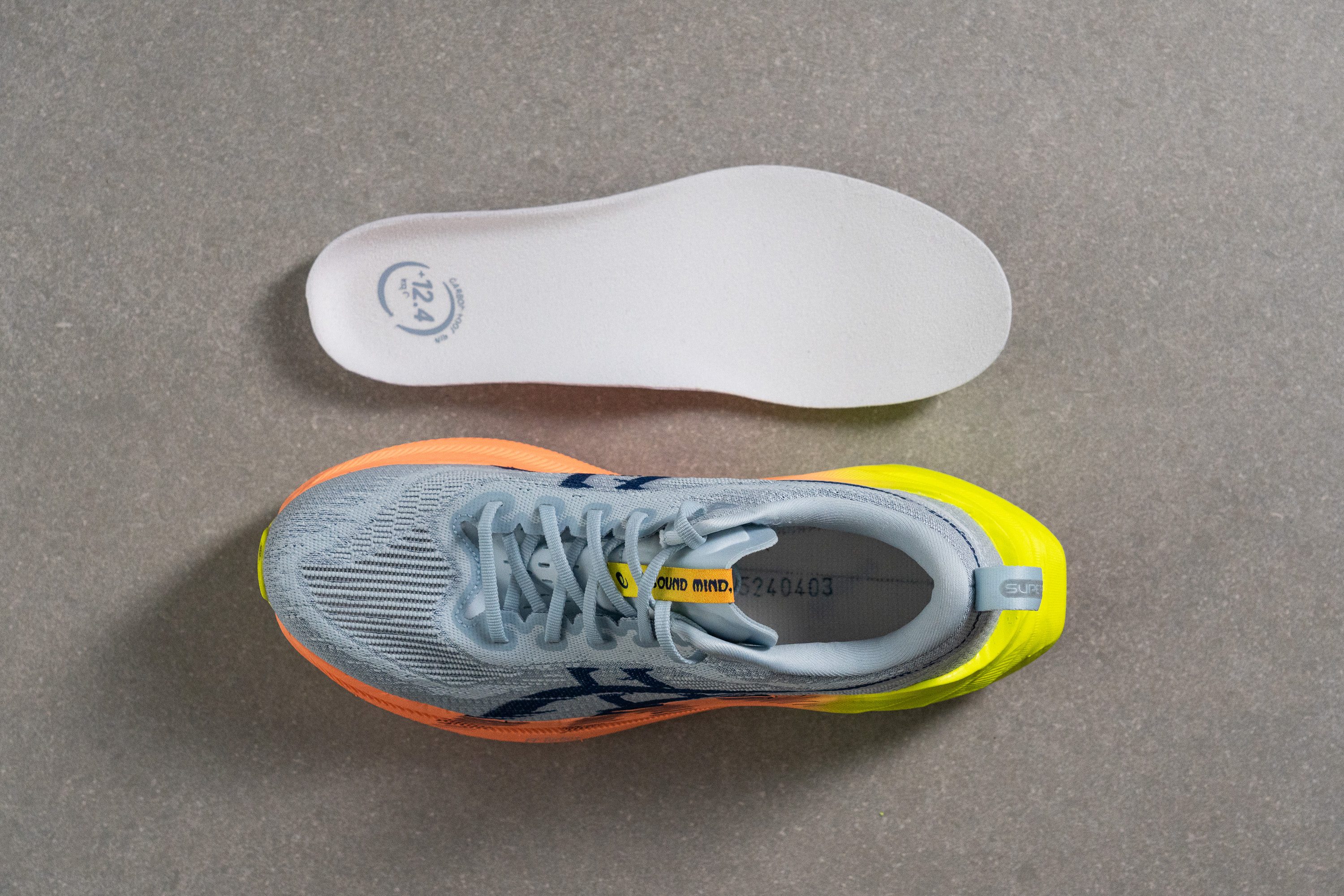 ASICS Superblast 2 Removable insole