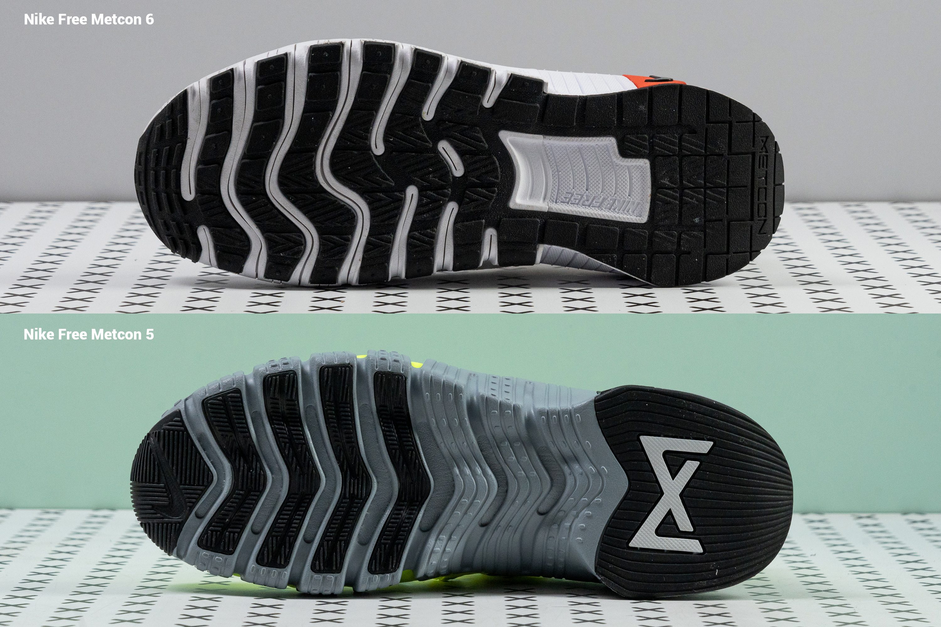 Nike Free Metcon 6 vs Free Metcon 5 outsole